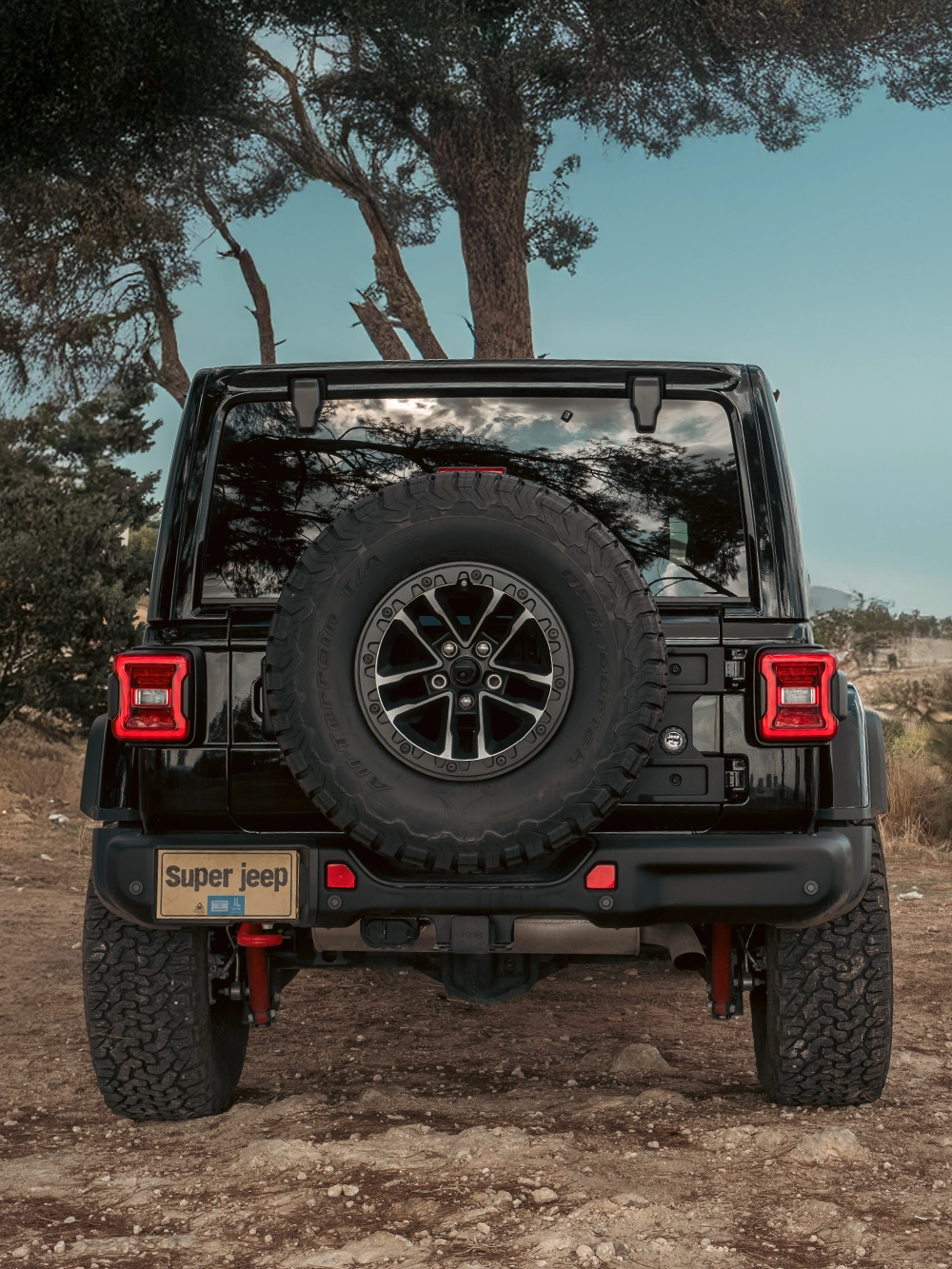 Jeep Wrangler Rubicon X - מבט אחורי