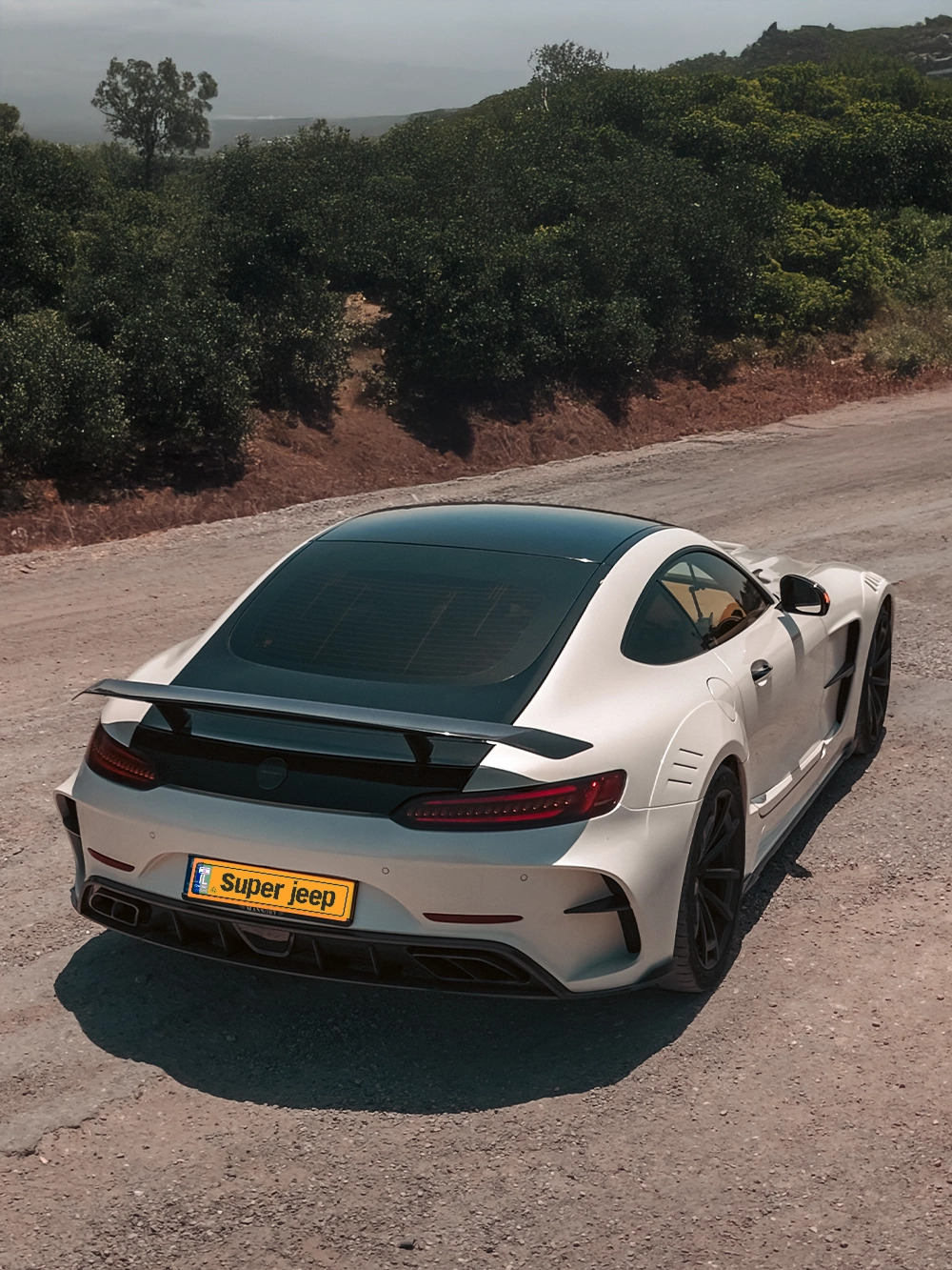 Mercedes-AMG GT Mansory - מבט על מרחפן